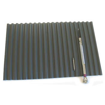 Bench Mat Rubber with Ridges Small