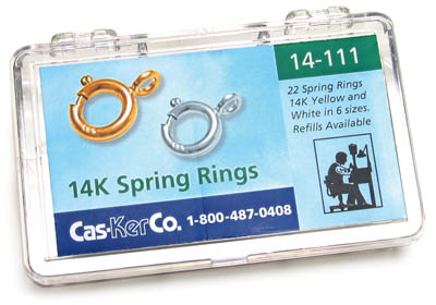 Jeweler's Findings | Spring Rings | Cas-Ker