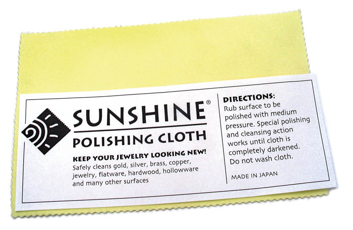 Sunshine Polishing Cloth – Rhubarb Handcrafted Jewelry
