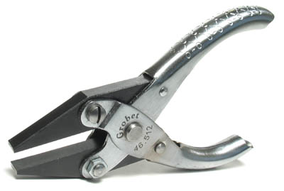 Flat Nose Grooved Serrated Jaws Parallel Pliers 140mm (5-1/2