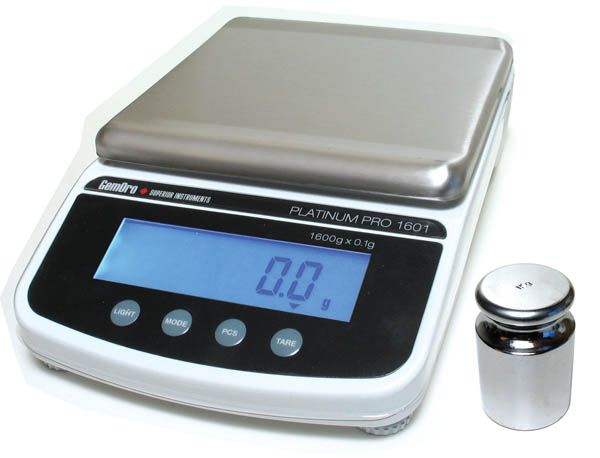  GemOro Platinum PRO6000, Durable Precise Jewelers Countertop  Portable Scale