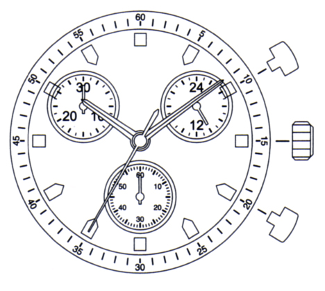 Miyota Watch Movement JS Series