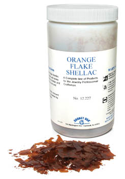 Orange Shellac Flakes 3 Ounce